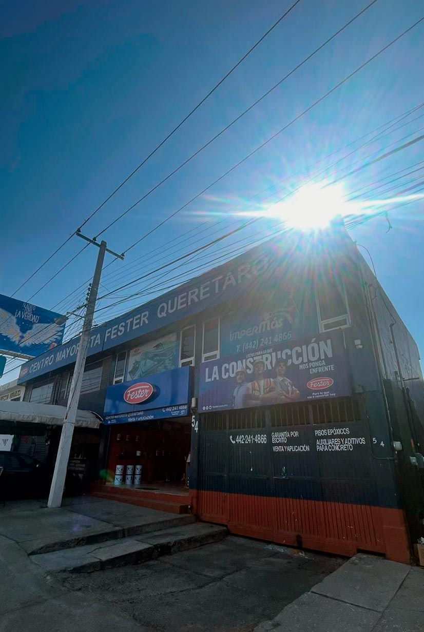 Fachada sucursal Centro Fester Querétaro Constituyentes