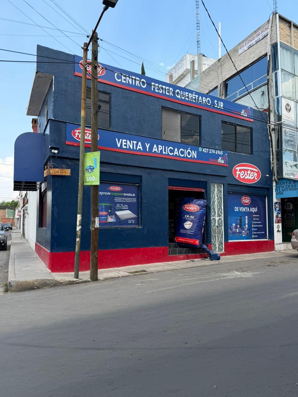 Fachada sucursal Fester San Juan del Río
