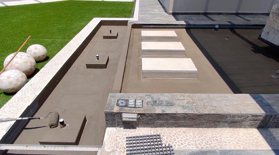Sistemas impermeables para fuentes Fester en Querétaro